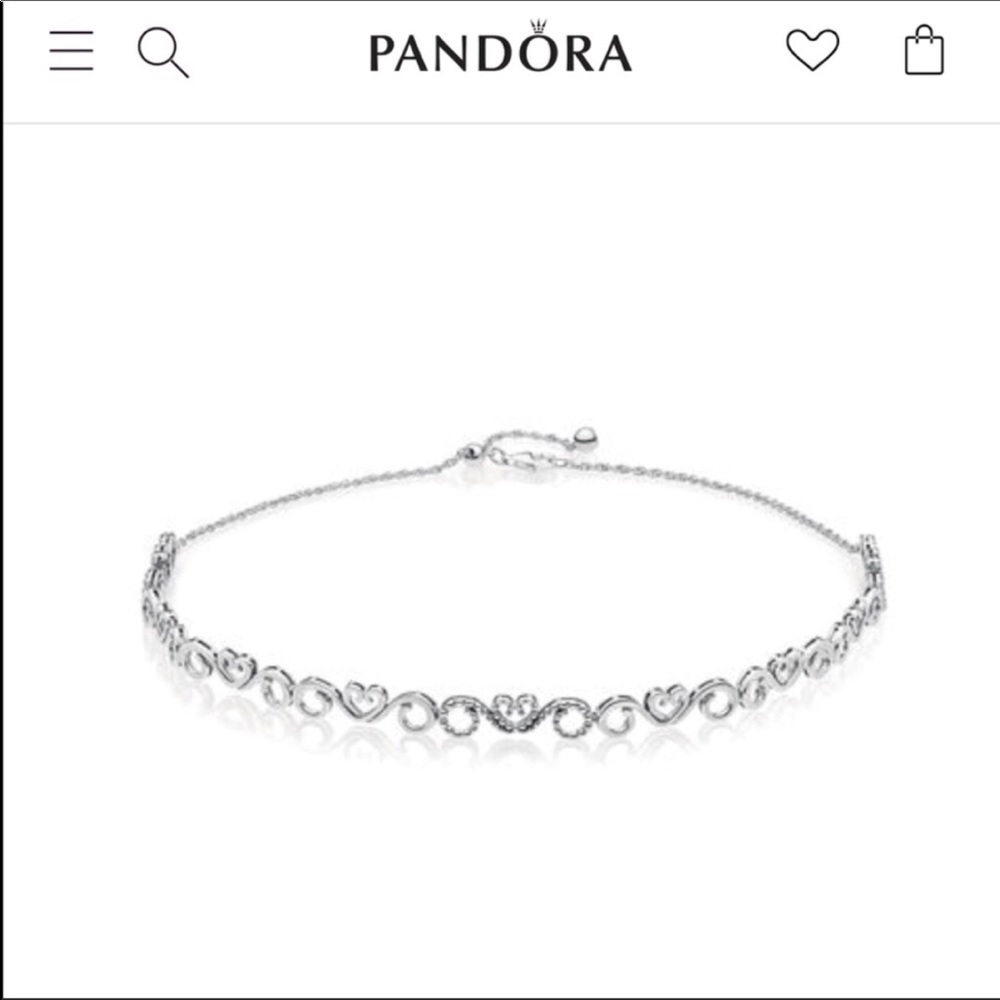 Pandora choker necklace adjustable clasp